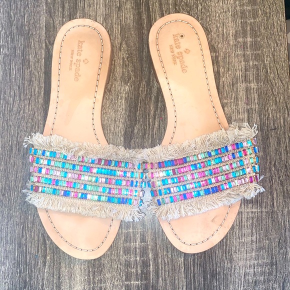kate spade Shoes - Kate Spade Slide Sandals with embellishments